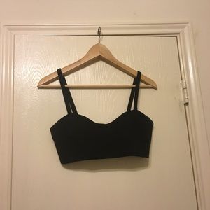 Black Brandy Melville cage back bralette